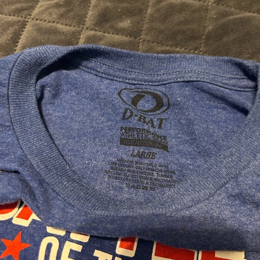 Battle of the Borders All-American Game Blue Graphic Tee | Size L TX OK AR LA NM